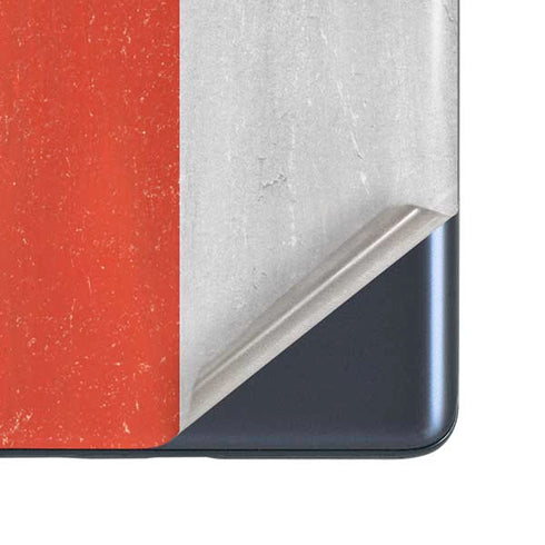 Czech Republic Flag Distressed Galaxy S20 Fan Edition Skin